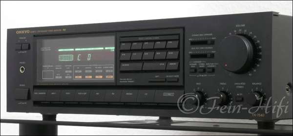 Onkyo TX-7540 kräftiger Receiver 2 x 126 Watt