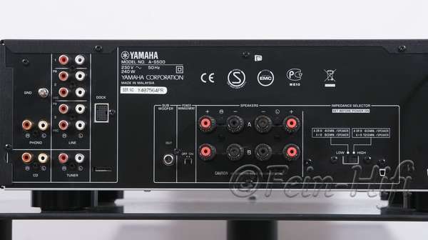 Yamaha A-S500 Stereo 2.1 Verstärker