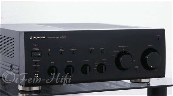 Zeigt die Seitenansicht-Links von Pioneer A-705