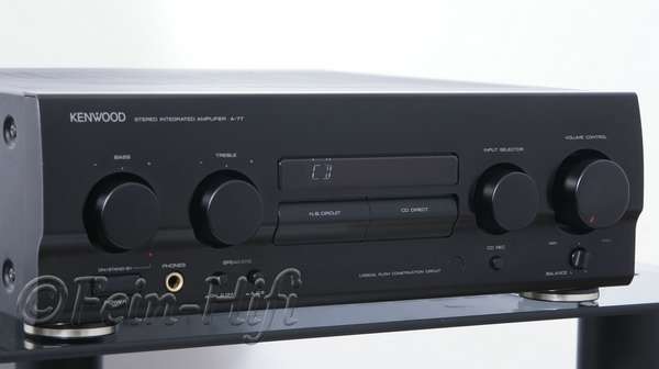 Zeigt die Seitenansicht-Links von Kenwood A-77