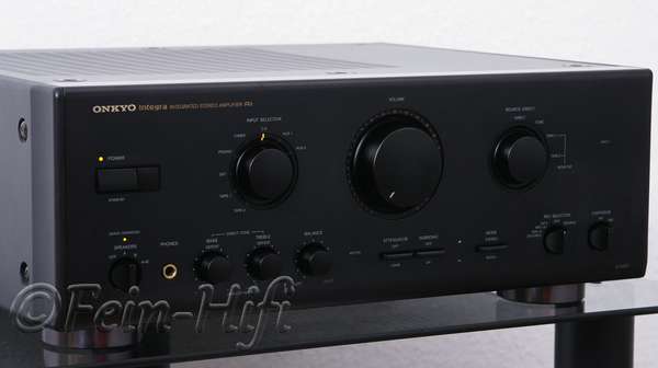 Zeigt die Seitenansicht-Links von Onkyo A-8850