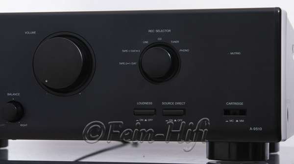 Zeigt die Detailansicht-Rechts von Onkyo A-9510