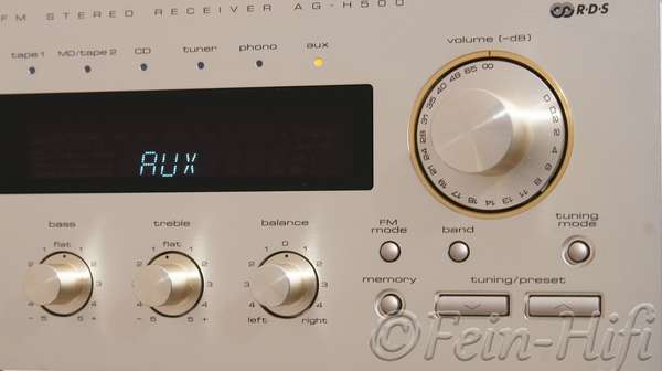 Zeigt die Detailansicht-Rechts von TEAC AG-H500 S