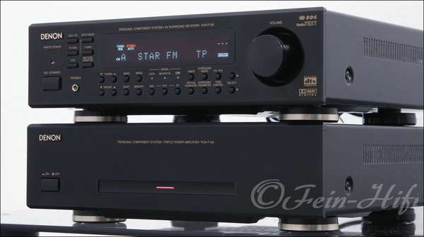 Denon AVR-F100 & POA100 Dolby Digital 5.1 AV Receiver/Endstufen
