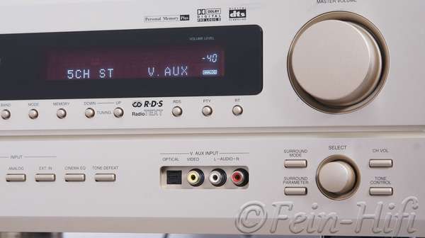 Denon AVR-1802 Dolby Digital DTS AV-Receiver champagner