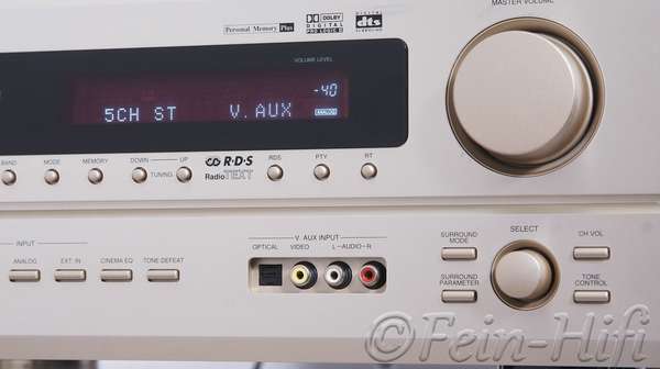 Zeigt die Detailansicht-Rechts von Denon AVR-1802 D