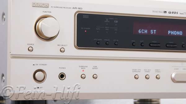 Denon AVR-1803 6.1 Dolby Digital DTS AV-Receiver champagner