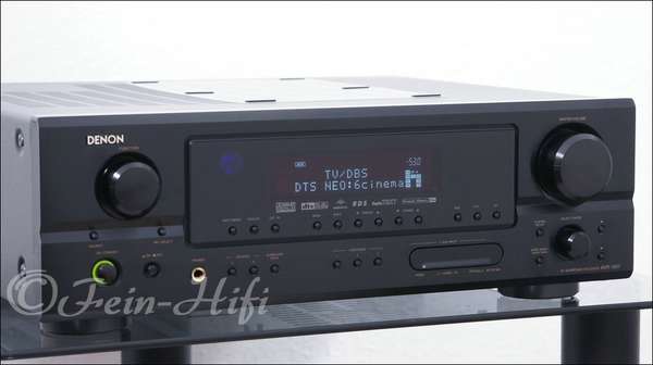 Zeigt die Seitenansicht-Links von Denon AVR-1907 D