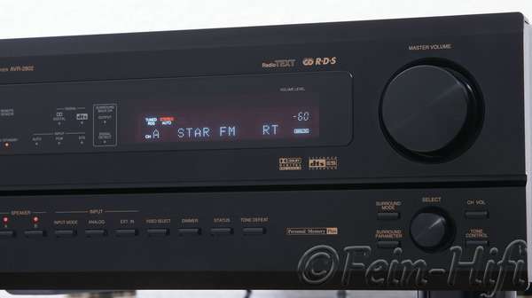 Zeigt die Detailansicht-Rechts von Denon AVR-2802 D