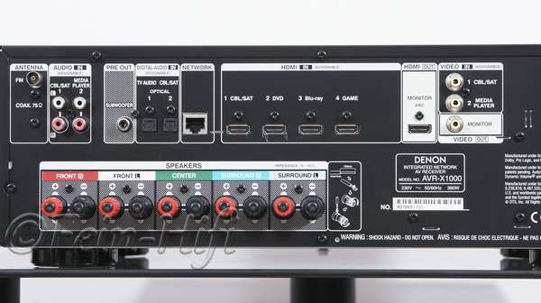 Denon AVR-X1000 Netzwerk AV-Receiver