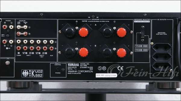 Yamaha AX-892 Stereo Verstärker mit 2x 190 W DIN..