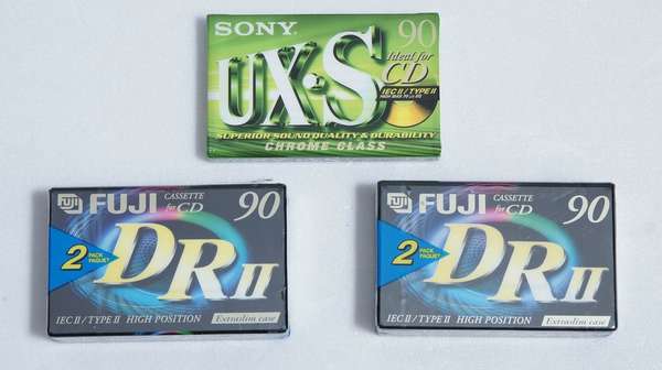 5 x Kassetten neu OVP 4x FUJI & 1x Sony