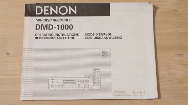Bedienungsanleitung für Denon DMD-1000
