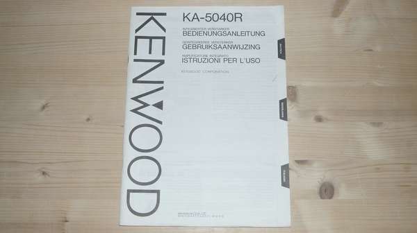 Bedienungsanleitung für Kenwood KA-5040R