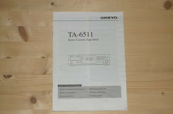 Zeigt die Seitenansicht-Links von Bedienungsanleitung für Onkyo TA-6511