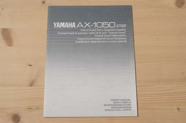 Zeigt die Seitenansicht-Links von Bedienungsanleitung für Yamaha Verstärker AX-1050