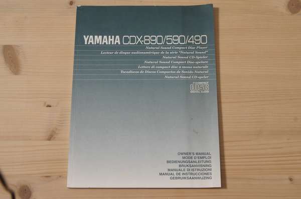 Bedienungsanleitung für Yamaha CDX-890, CDX-590, CDX-490