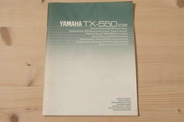 Bedienungsanleitung für Yamaha TX-550