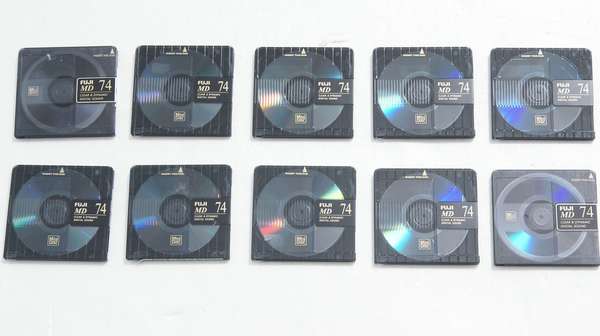 10 x MD Minidisc von FUJI 74 min - MiniDisk