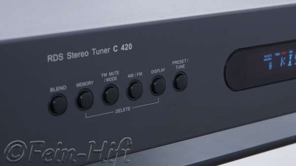 Zeigt die Detailansicht-Links von NAD C 420 High-End HiFi Tuner mit RDS