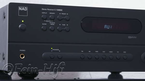 NAD C 720BEE High-End Stereo 2.1 HiFi Receiver r.
