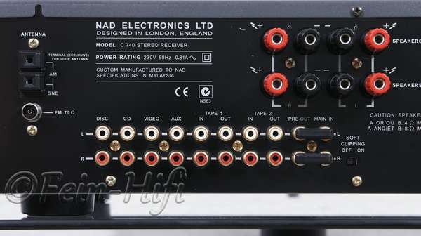 NAD C 740 High-End Stereo Receiver