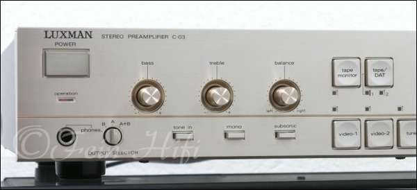 Zeigt die Detailansicht-Links von LUXMAN C-03