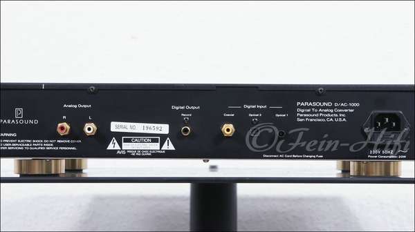 Parasound D/AC-1000 Highend D/A Wandler
