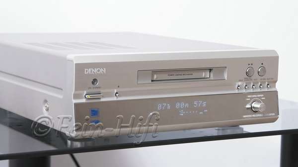 Denon DMD-201SA MiniDisc Recorder silber