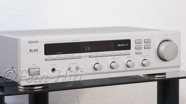 Denon DRA-385RD Stereo RDS Receiver champagner