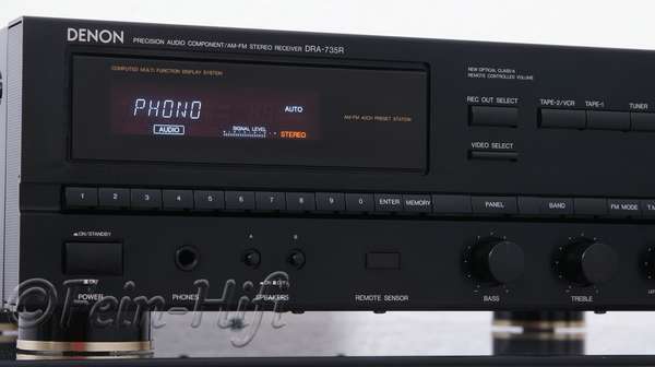 Denon DRA-735R Stereo Receiver mit 2x 130 W DIN