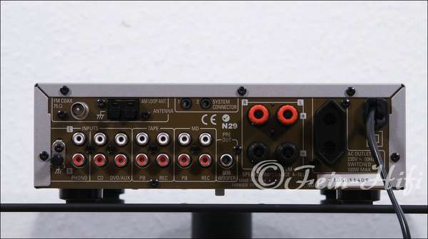 Denon DRA-F101 2.1 Stereo RDS Receiver im Midi-Format silber