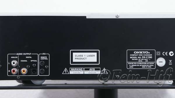 Onkyo DX-C390 HiFi CD-Wechsler mit MP3 silber
