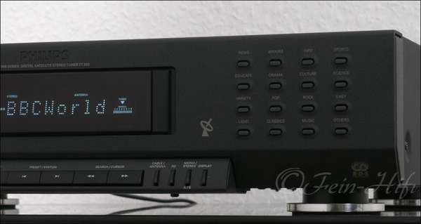 Zeigt die Seitenansicht-Rechts von Philips FT-950 RDS S