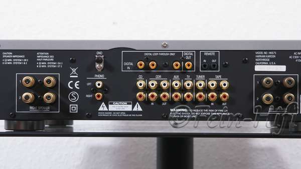 Harman Kardon HK-675 Highend Stereo Verstärker silber