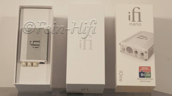 iFi iOne Nano Hi-Res DAC Wandler silber