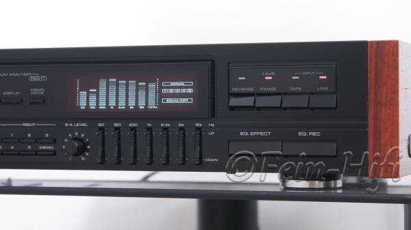Kenwood GE-5010 HiFi 7-Band Graphic Equalizer mit Holzwangen