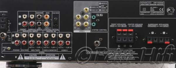Kenwood KRF-V 4550D Dolby Digital AV Receiver silber