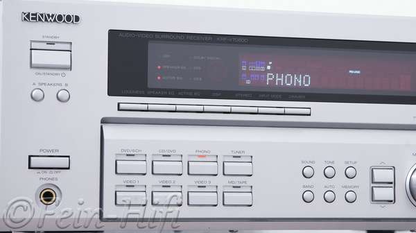 Kenwood KRF-V 7060D Dolby Digital DTS AV Receiver silber d.l.
