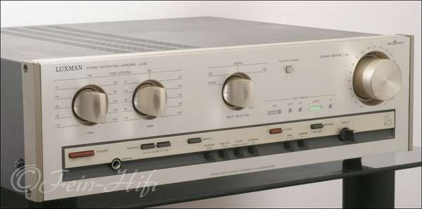 Zeigt die Seitenansicht-Links von Luxman L-435