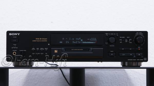 Zeigt die Seitenansicht-Links von Sony MDS-JB920 QS M