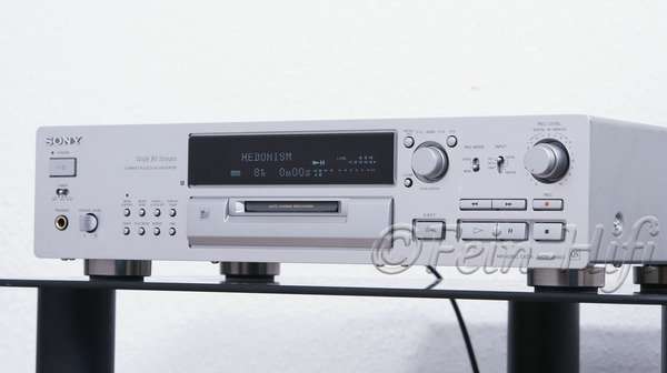 Sony MDS-JB920 QS Highend MiniDisc Recorder pitchbar silber