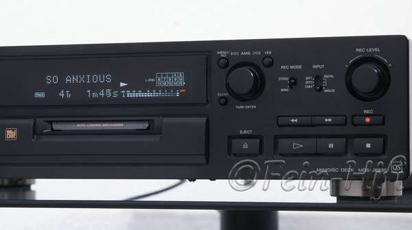 Sony MDS-JB930 QS highend MiniDisc Recorder pitchbar