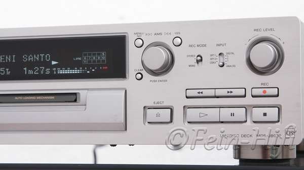 Zeigt die Detailansicht-Rechts von Sony MDS-JB930 QS