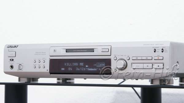 Sony MDS-JE 520 MiniDisc Recorder silber