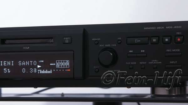 Sony MDS-JE640 MD MiniDisc Recorder mit MDLP