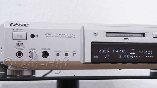 Sony MDS-JE640 MD MiniDisc Recorder mit MDLP silber