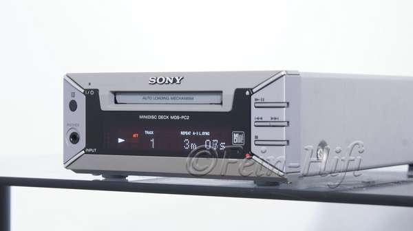 Sony MDS-PC2 MiniDisc Recorder silber