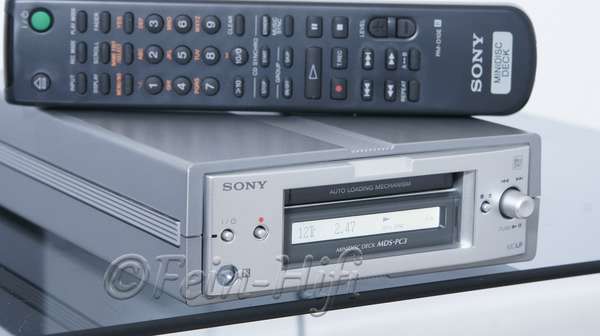 Sony MDS-PC3 MiniDisc Recorder mit MDLP silber