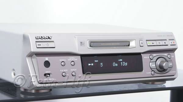 Zeigt die Seitenansicht-Links von Sony MDS-S40 M